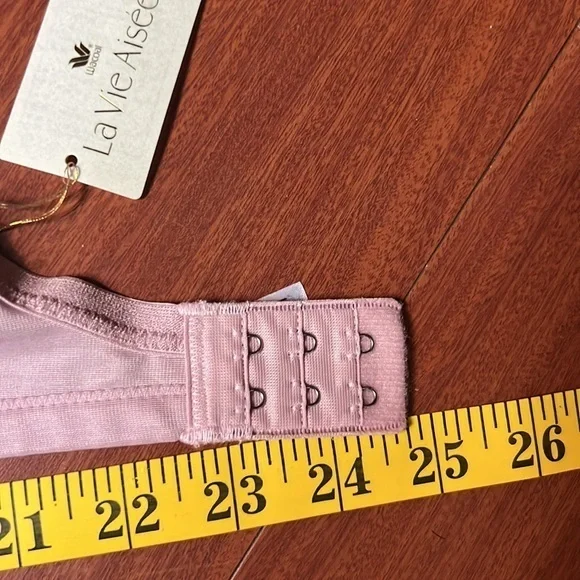 Wacoal La Vie Aisee blush pink padded push-up NWT lace adjustable bra size 32A‎ - Picture 10 of 15